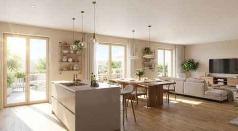 Programme immobilier neuf CARRE VILLAGE - Holtzheim cadre résidentiel triplex avec extérieur proche Strasbourg (67810) - Référence : 17201