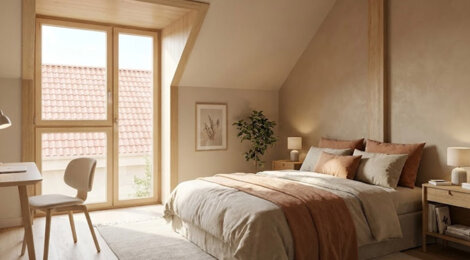 Programme immobilier neuf CARRE VILLAGE - Holtzheim cadre résidentiel triplex avec extérieur proche Strasbourg (67810) - Référence : 17201