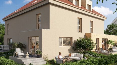 Programme immobilier neuf CARRE VILLAGE - Holtzheim cadre résidentiel triplex avec extérieur proche Strasbourg (67810) - Référence : 17201