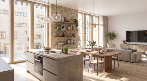 Programme immobilier neuf Les Promenades - Metz cadre jardin avec vues sur Mont-Saint-Quentin (57000) - Référence : 18077