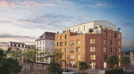 Programme immobilier neuf CityZen 2 - Mulhouse : Résidence T1–T4 avec cadre contemporain et confort optimisé proche des transports (68100) - Référence : 5580