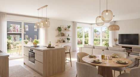 Programme immobilier neuf LES VILLAS DU PARC - Nancy appartements neufs au cœur de la verdure (54000) - Référence : 17998