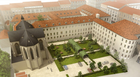 Programme immobilier neuf Les Jardins de Saint Nicolas - Nancy : Appartements studio–T4 duplex dans un cadre historique en centre-ville (54000) - Référence : 1476