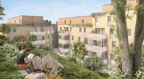 Programme immobilier neuf LIBERTY - Nancy cadre végétalisé à 18 min de la gare (54000) - Référence : 18045