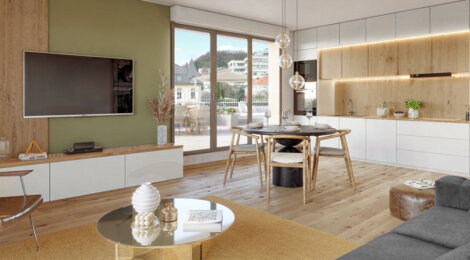 Programme immobilier neuf SIGNATURE - TROIS MAISONS - Nancy cadre verdoyant proche de l’Université de Lorraine (54000) - Référence : 18047