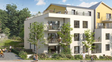 Programme immobilier neuf DOMAINE DE BUTHEGNEMONT - Nancy cadre verdoyant proche parc Cure d'Air (54000) - Référence : 18065