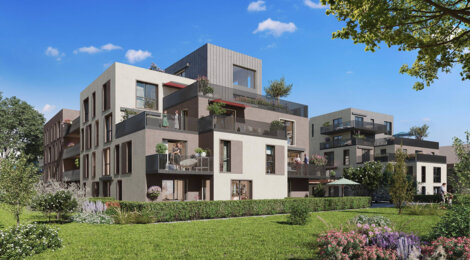Programme immobilier neuf Les Terrasses O vert - Oberhausbergen : Résidence T2–T5 avec cadre alsacien et confort optimisé proche des commodités (67205) - Référence : 5940