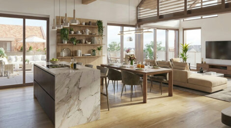 Programme immobilier neuf L'Amiral - Oberschaeffolsheim cadre champêtre à 8 km de Strasbourg (67203) - Référence : 13990