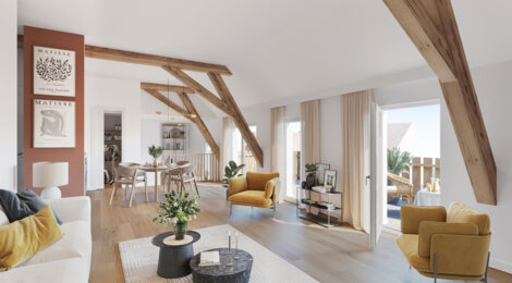 Programme immobilier neuf MAISON DE LA CAVALERIE - Rouffach : Résidence T2–T4 avec cadre historique et confort optimisé proche des commodités (68250) - Référence : 14615