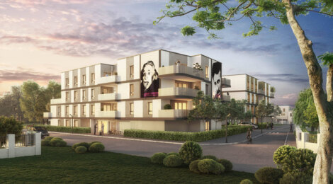 Programme immobilier neuf EUREKA - Saint-Louis : Résidence T2–T5 avec espaces verts et confort écologique proche des espaces naturels (68300) - Référence : 14199