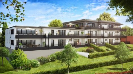 Programme immobilier neuf  - Saint-Max : Appartements T3–T4 aux lignes pures et espaces privatifs en centre-ville (54130) - Référence : 18