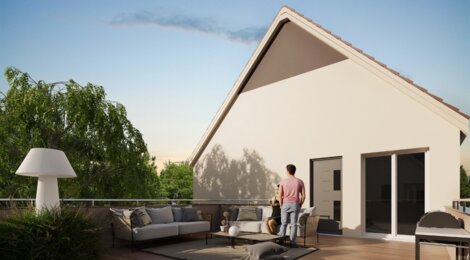Programme immobilier neuf Les duos du cœur de Vigne - Scharrachbergheim-Irmstett : Résidence T3–T5 avec cadre verdoyant et confort optimisé proche des commodités (67310) - Référence : 7059