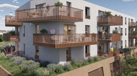 Programme immobilier neuf LES REMPARTS - Sélestat proche centre avec vues sur les Berges de l’Ill (67600) - Référence : 14005