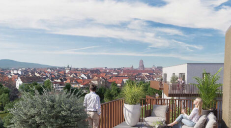 Programme immobilier neuf LES REMPARTS - Sélestat proche centre avec vues sur les Berges de l’Ill (67600) - Référence : 14005