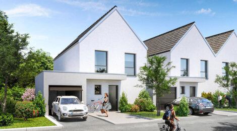Programme immobilier neuf Les Aquarelles - Sessenheim : Résidence T3–T5 avec cadre familial et confort optimisé proche des commodités (67770) - Référence : 5774