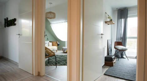 Programme immobilier neuf Les carrés Sélène - Sierentz duplex familiaux près de Saint-Louis (68510) - Référence : 17274