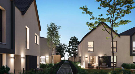 Programme immobilier neuf Les carrés Sélène - Sierentz duplex familiaux près de Saint-Louis (68510) - Référence : 17274