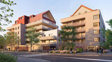 Programme immobilier neuf RESIDENCE EOLE - Strasbourg à proximité du centre ville (67000) - Référence : 16734