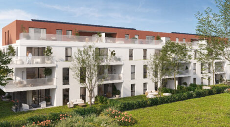 Programme immobilier neuf VILLA ROMANA - Strasbourg cadre urbain Koenigshoffen appartements avec terrasse (67000) - Référence : 17206