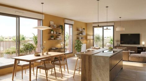 Programme immobilier neuf LE SCHLUTHFELD - Strasbourg cadre urbain proche centre ville et espaces verts (67000) - Référence : 17752