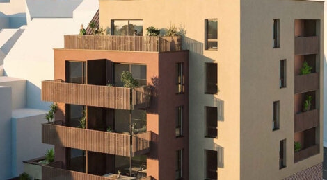 Programme immobilier neuf LE SCHLUTHFELD - Strasbourg cadre urbain proche centre ville et espaces verts (67000) - Référence : 17752