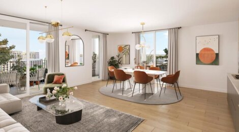 Programme immobilier neuf Le Cœur Du Rhin - Phase 1 -  Strasbourg : logements neufs sécurisés et verdoyants proche des commodités (67000) - Référence : 15352