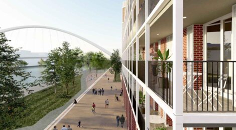 Programme immobilier neuf Le Cœur Du Rhin - Phase 1 -  Strasbourg : logements neufs sécurisés et verdoyants proche des commodités (67000) - Référence : 15352