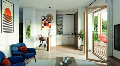 Programme immobilier neuf LE WOOD - Strasbourg : logements neufs T2–T5 proche du tramway C et des espaces verts (67000) - Référence : 15739