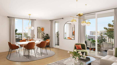 Programme immobilier neuf Le Cœur Du Rhin - Phase 2 - Strasbourg quartier à Starlette entre nature et bassin Vauban (67000) - Référence : 16525
