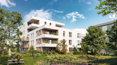 Programme immobilier neuf Le Bel Air - Strasbourg quartier du Neuhof proche des commodités du centre (67000) - Référence : 16550