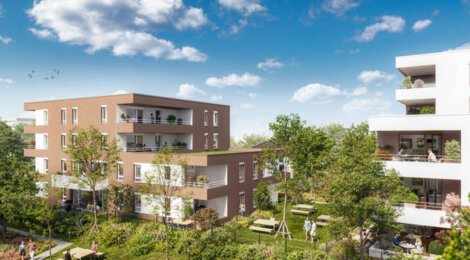 Programme immobilier neuf Le Bel Air - Strasbourg quartier du Neuhof proche des commodités du centre (67000) - Référence : 16550