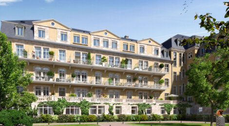 Programme immobilier neuf OSTEL SAINTE ODILE - Strasbourg : Résidence T2–T4 avec architecture haussmannienne et confort moderne proche des commodités (67000) - Référence : 17486