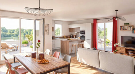 Programme immobilier neuf L'Îlot d'Õ - Strasbourg Robertsau une résidence élégante au cœur d’un quartier recherché (67000) - Référence : 17534