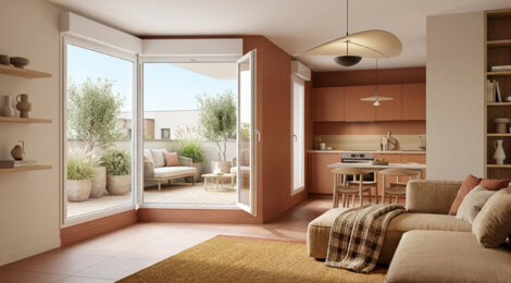 Programme immobilier neuf RESIDENCE L'HORTUS - Truchtersheim : logements neufs sécurisés et verdoyants proche des commodités (67370) - Référence : 7622