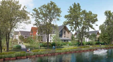 Programme immobilier neuf Square VendHome - Vendenheim : logements neufs près du canal, confort et prestations complètes (67550) - Référence : 12385