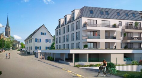 Programme immobilier neuf Cœur Village - Village-Neuf à 4 min de la frontière allemande (68128) - Référence : 18264
