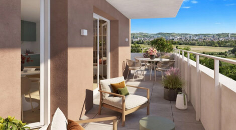 Programme immobilier neuf Osmose - Village-Neuf logements lumineux près des commerces (68128) - Référence : 17322