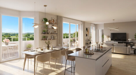 Programme immobilier neuf Osmose - Village-Neuf logements lumineux près des commerces (68128) - Référence : 17322