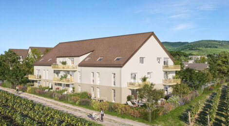 Programme immobilier neuf LE CLOS DES CAUDALIES - Wintzenheim logements du 2 au 3 pièces au cœur de l’Alsace (68920) - Référence : 17767