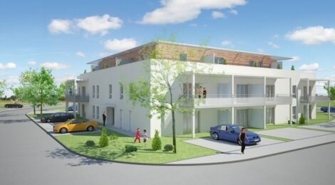 Programme immobilier neuf Les Coteaux de Lorraine - Woippy : Appartements T2–T3 avec technologies éco-responsables et espaces extérieurs (57140) - Référence : 215