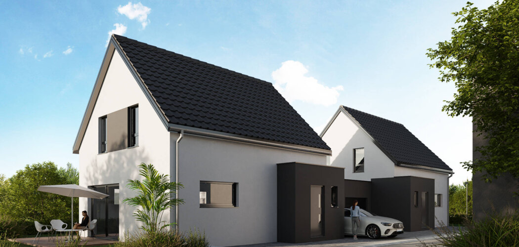Programme immobilier neuf L'ORIZZONTE - Bischwiller : Résidence T3–T4 avec cadre résidentiel et confort optimisé proche des commodités (67240) - Référence : 7100