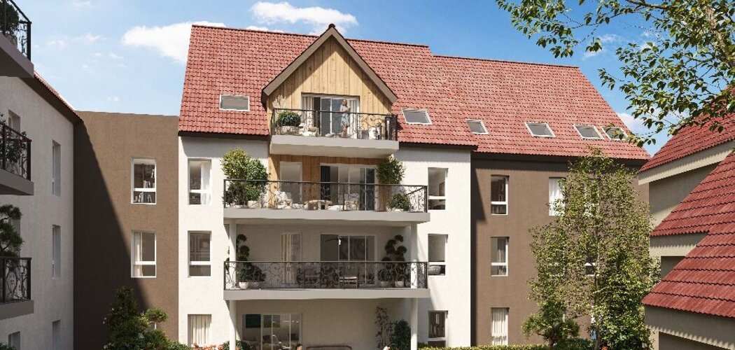 Programme immobilier neuf CLOS SAINT GEORGES - Brunstatt-Didenheim confort moderne à 12 minutes de Mulhouse (68350) - Référence : 18155