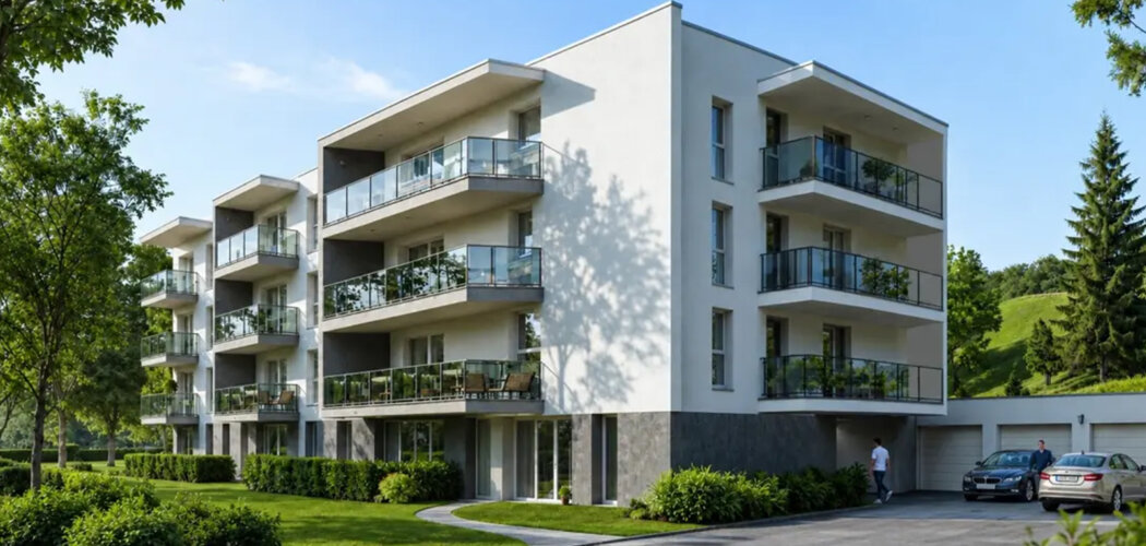 Programme immobilier neuf Résidence de la Source - Contz-les-Bains appartements neufs du studio au 3 pièces près du Luxembourg (57480) - Référence : 18621