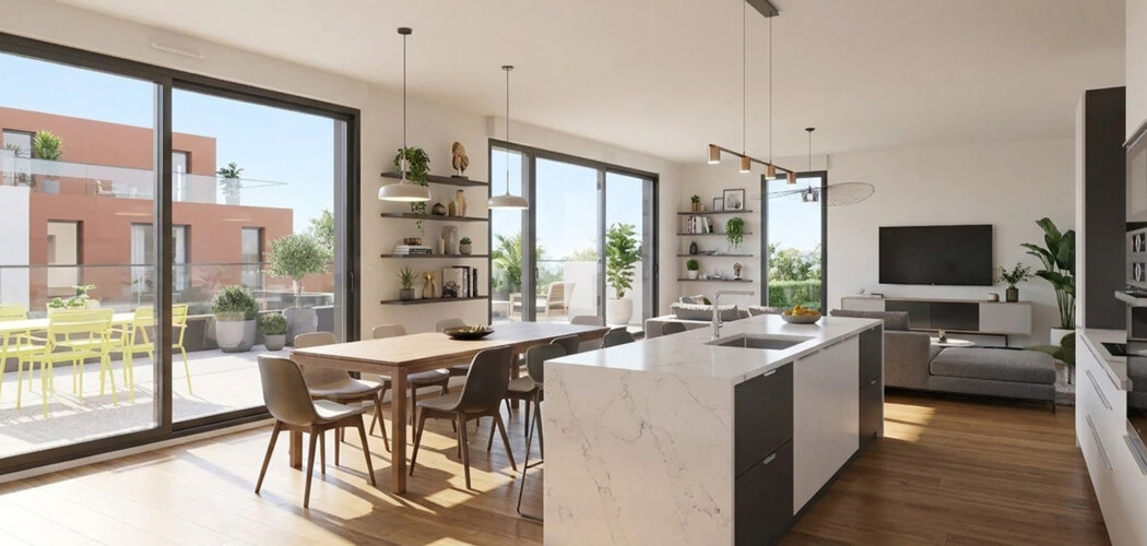 Programme immobilier neuf Gar'dénia - Lingolsheim logements du 2 au 5 pièces avec jardin ou terrasse (67380) - Référence : 17965