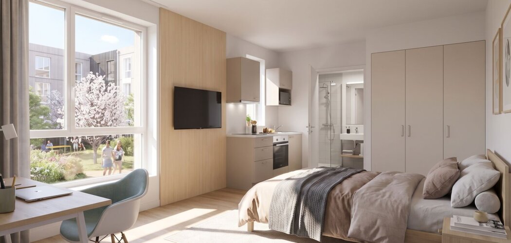 Programme immobilier neuf MY CAMPUS 2 - Metz logements étudiants proches des grandes écoles (57000) - Référence : 18067