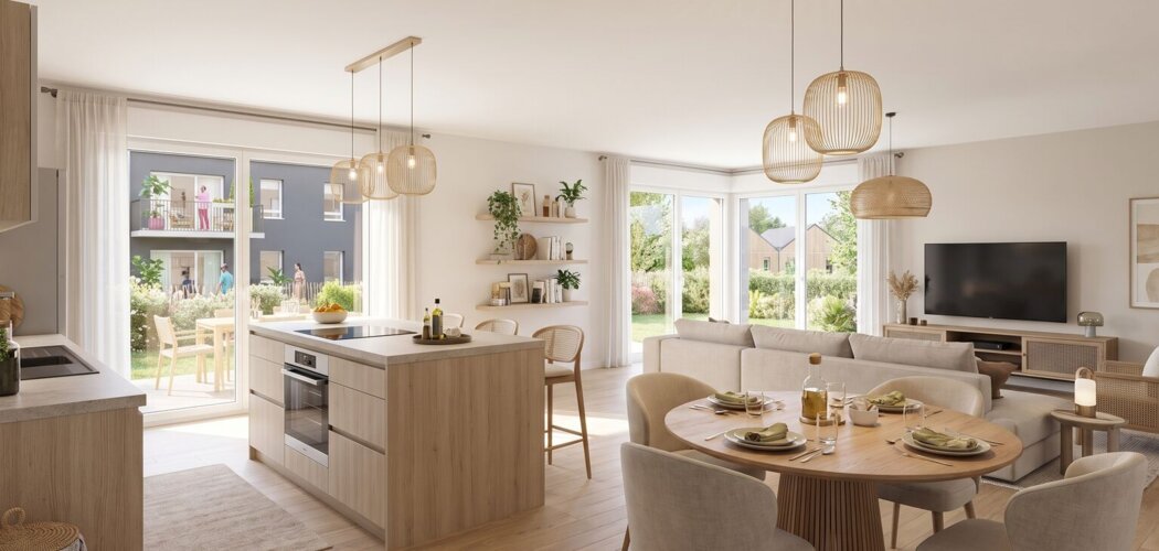 Programme immobilier neuf LES VILLAS DU PARC - Nancy appartements neufs au cœur de la verdure (54000) - Référence : 17998