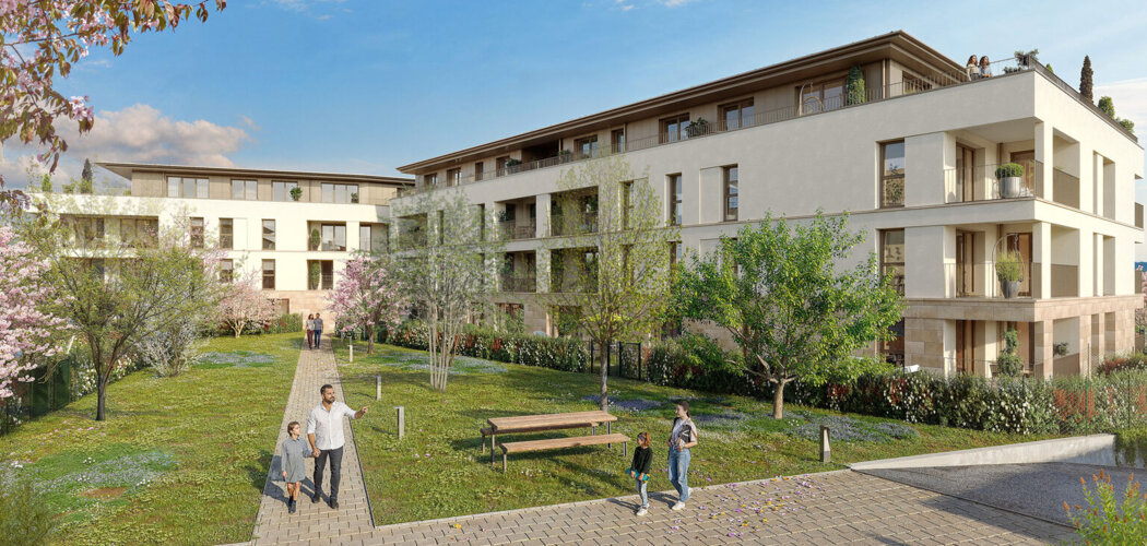 Programme immobilier neuf SIGNATURE - TROIS MAISONS - Nancy cadre verdoyant proche de l’Université de Lorraine (54000) - Référence : 18047