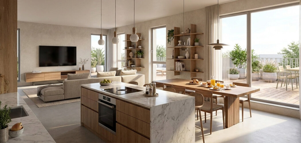 Programme immobilier neuf LE CLEMENCEAU - Schiltigheim logements du 2 au 5 pièces dans un cadre verdoyant (67300) - Référence : 17787