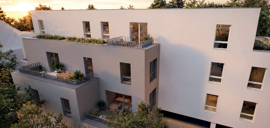 Programme immobilier neuf LE CLEMENCEAU - Schiltigheim logements du 2 au 5 pièces dans un cadre verdoyant (67300) - Référence : 17787