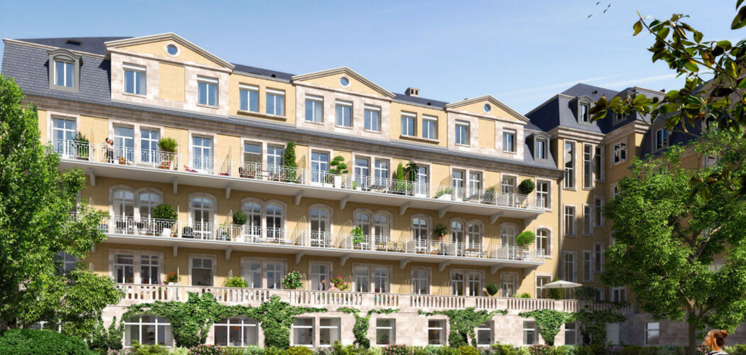 Programme immobilier neuf OSTEL SAINTE ODILE - Strasbourg : Résidence T2–T4 avec architecture haussmannienne et confort moderne proche des commodités (67000) - Référence : 17486